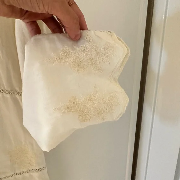 Velvet lace cotton top - Picture 3 of 4